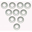 10mm Stainless Flat Case Washer 10 Pack