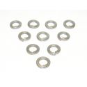 10mm rustfri låseskive 10 pack