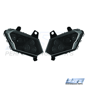 L.E.D Headlights: Can-Am X3 - Smoked Lenses - 02032000