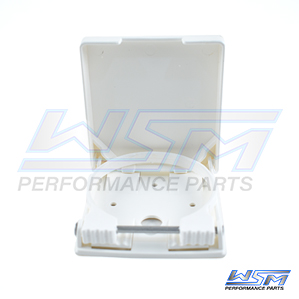 Cup Holder: White Nylon Adjustable - 52012