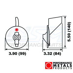 anode - aluiminum - Yamaha trim fanen 150-175hp coun.rot. - PMC00181A