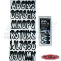 ID Sticker Kit 200 Serie Weiß / Schwarz