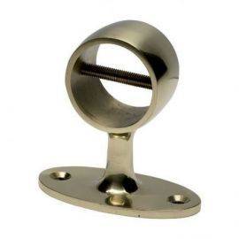 Gelænder holder messing til tov Ø36mm, højde 78mm