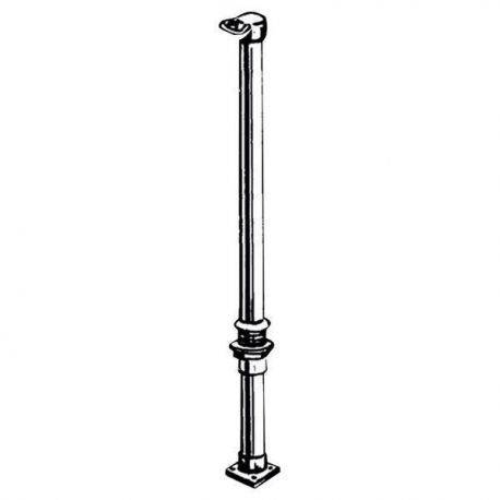 Vandski trækstang Ø40x2mm 120cm