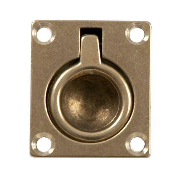 Dørkring 45mm x 39mm messing – 1052455