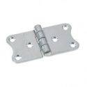 1852 Hængsel 74 x 40mm RF stål