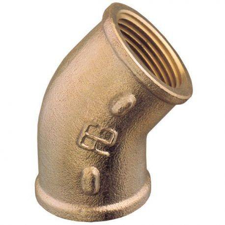 Guidi Bøjning 45° ind/ind 1/2" bronze