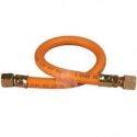 Gasslange 1,2m 1/4" til 8mm rørtilslutning blister