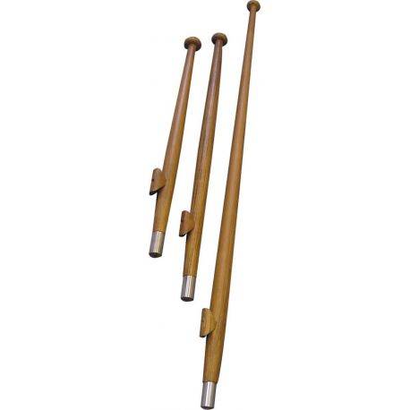1852 Flagspil i teak 150cm bøsning Ø25 mm