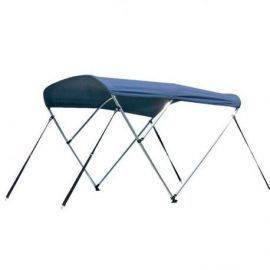 Bimini top 3-arm alu rør Ø25mm blå L180 B210-220 H110cm