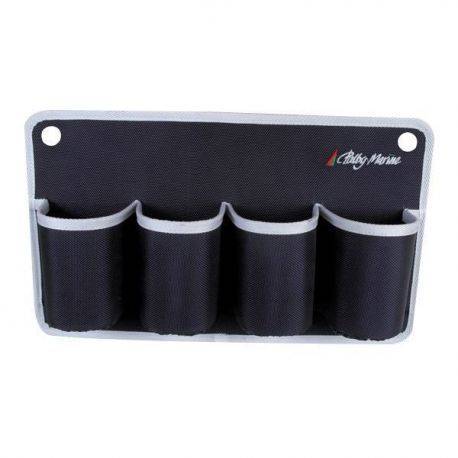 1852 Flaske/dåse holder med 4 lommer 21x36cm