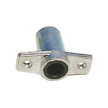 Åregaffel holder 2 1/4" f/nedfælling alu-lukket, Hul Ø 16,8mm