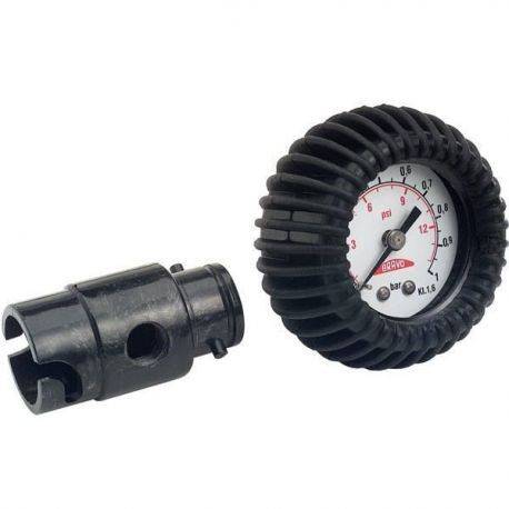 Super-F Håndpumpe med manometer til sup 2 bar 2x2100cc hvid