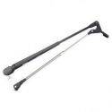 Parallel viskerarm sort ss, 304-457mm