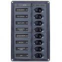 Bep lux strømpanel 8 kont.12v