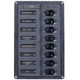 Bep lux strømpanel 8 kont.12v