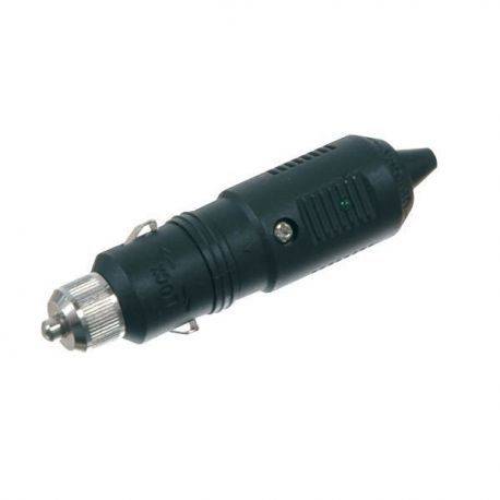 Hanstik med LED diode, sort polycarbonate