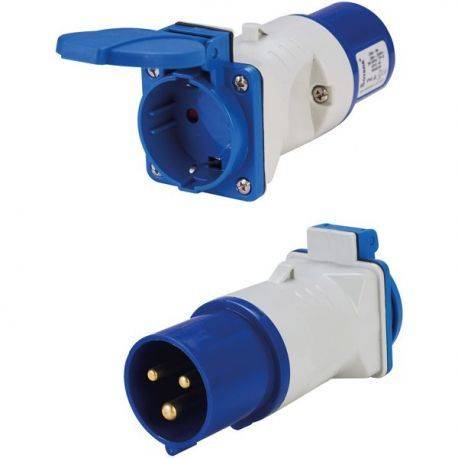 Adapter cee han til schuko hun