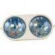 Parabol dobbelt 24v f/ 24.0025 indtil 2011 hvid