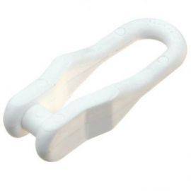 Sjækel hvid nylon Ø8mm, til skrue