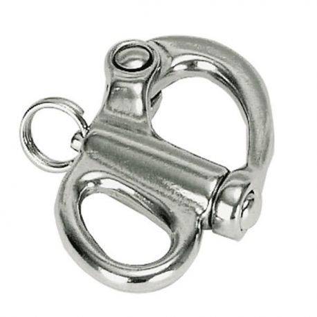 1852 Skødekrog AISI 316 RF stål 70 mm, B.L. 2000 kg