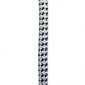 Robline fortøjning dobbelt flettet 12mm 10m hvid/sort