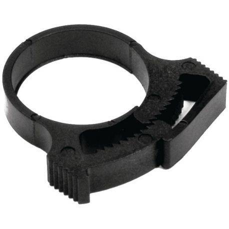Spændebånd plast 17,0 - 19,4mm sort - 7mm