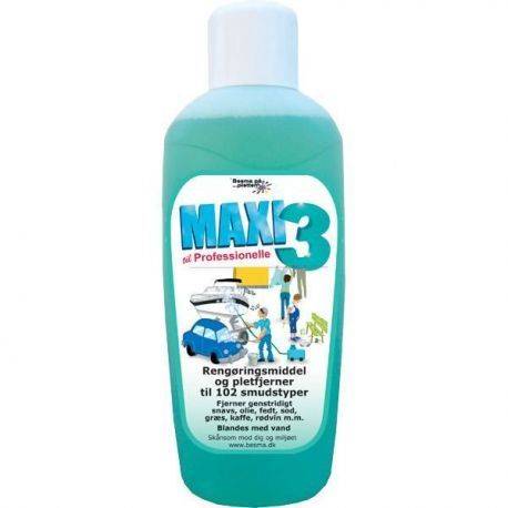 Maxi 3 allround vaske-& rengøringsmiddel 1 ltr.