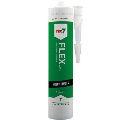 Tec7 X-Seal flex fugemasse 310 ml patron hvid ral 9003