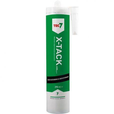 Tec7 X-Tack konstruktionslim 290 ml patron hvid
