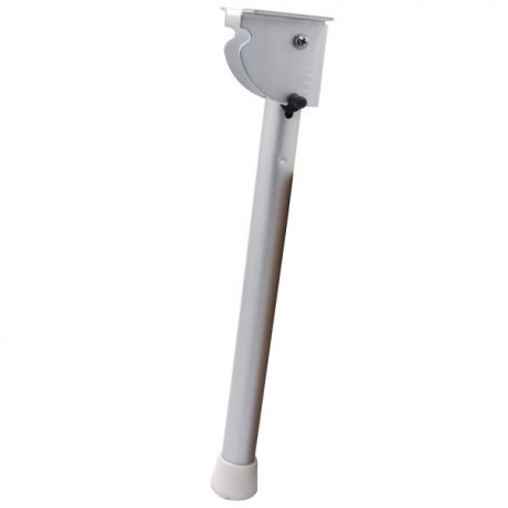 Bordben, support beslag i aluminium 47cm