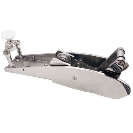 1852 Ankerrulle vipbar støbt AISI 316 stål L-530mm B-102mm 